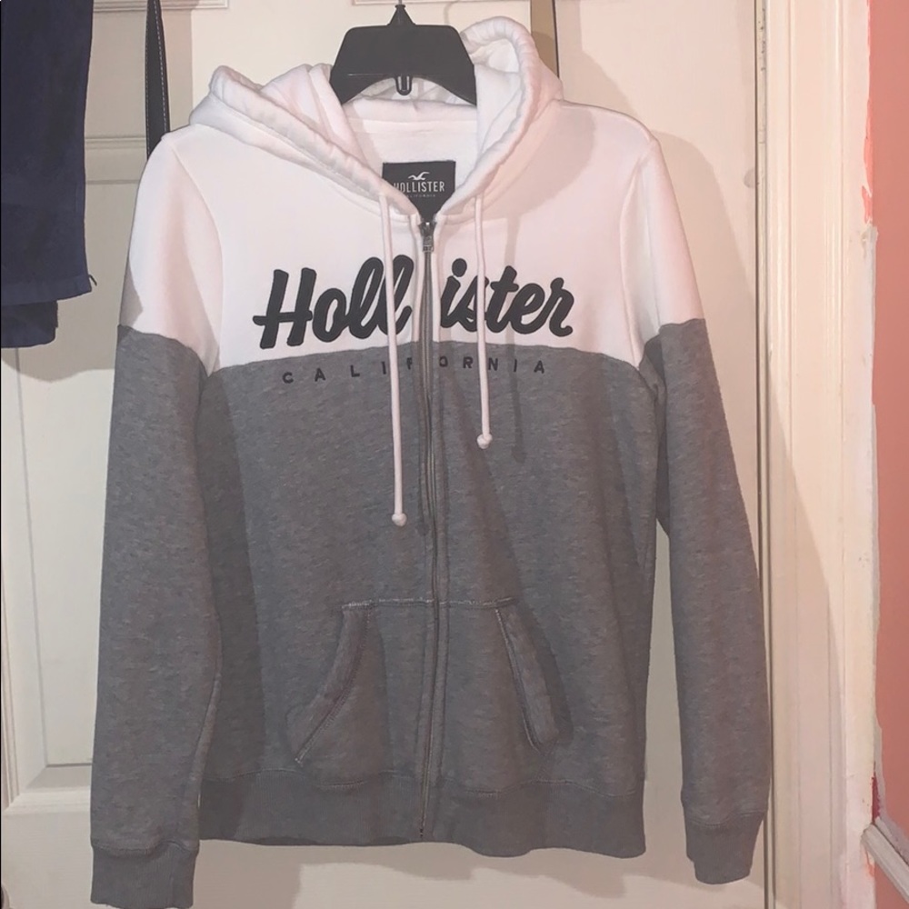 White and Grew Hollister Hoodie